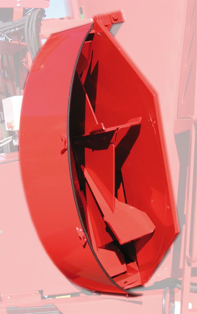 Apertura facile della turbina su tutta l’altezza.